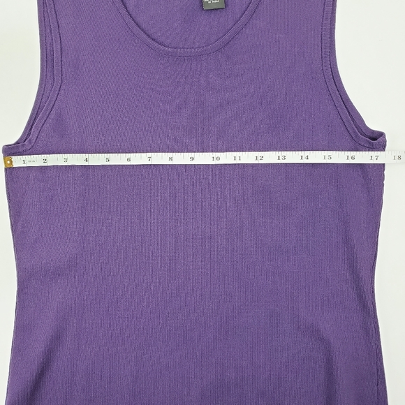 Vintage Knit de Knit scoop neck sleeveless shell size L - Picture 5 of 7